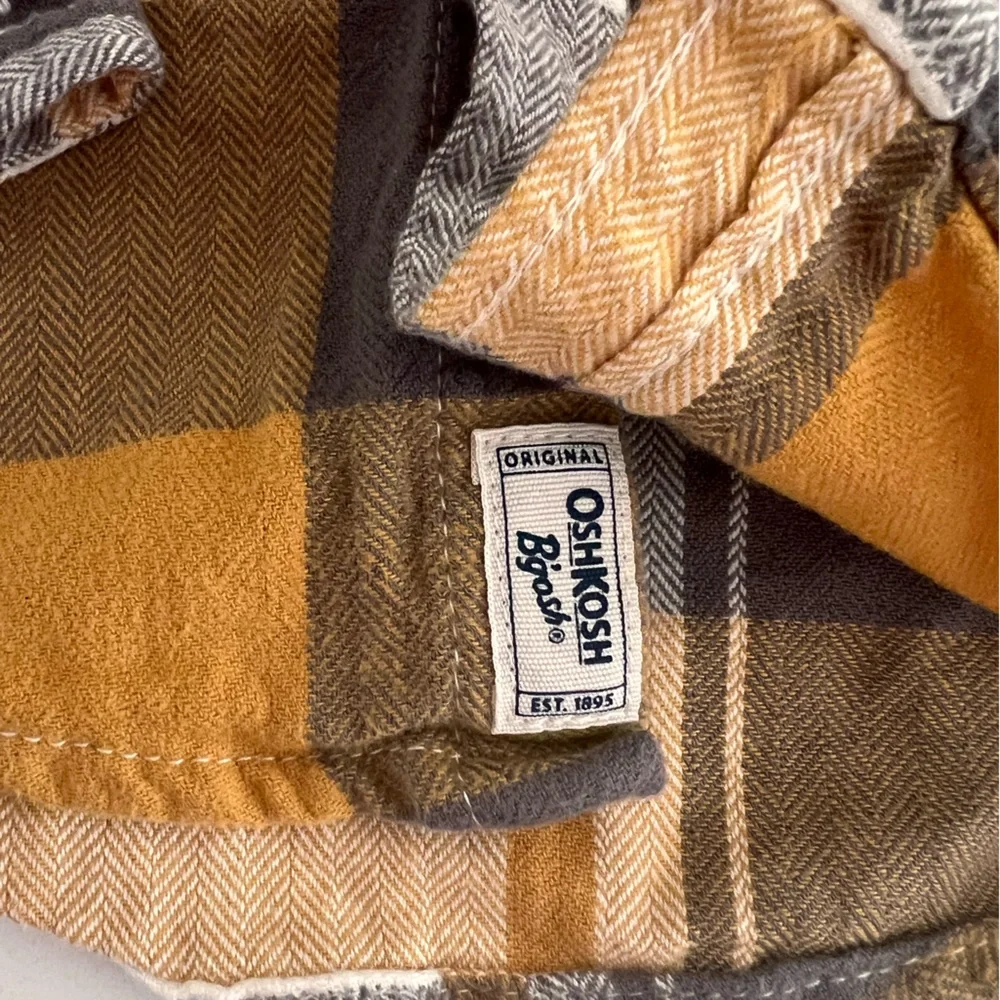 Oshkosh Plaid Flannel Shirt